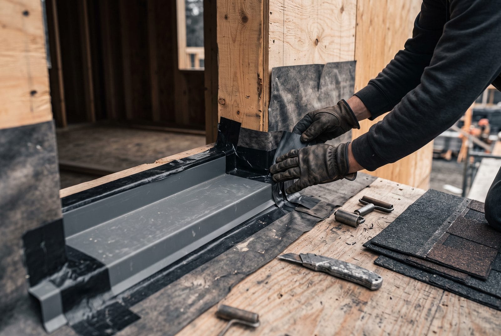 A full-frame replacement window with sill pan.
